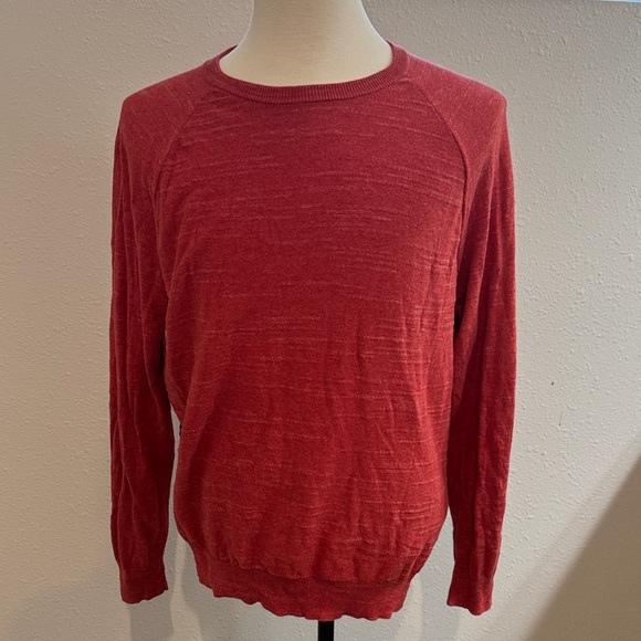 J. Crew Other - J. Crew Men's Vibrant Red Crewneck Sweater